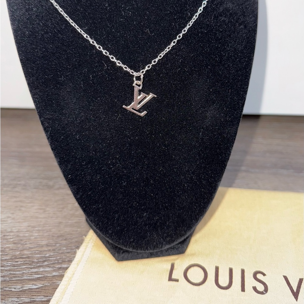 Upcycled LV Necklace